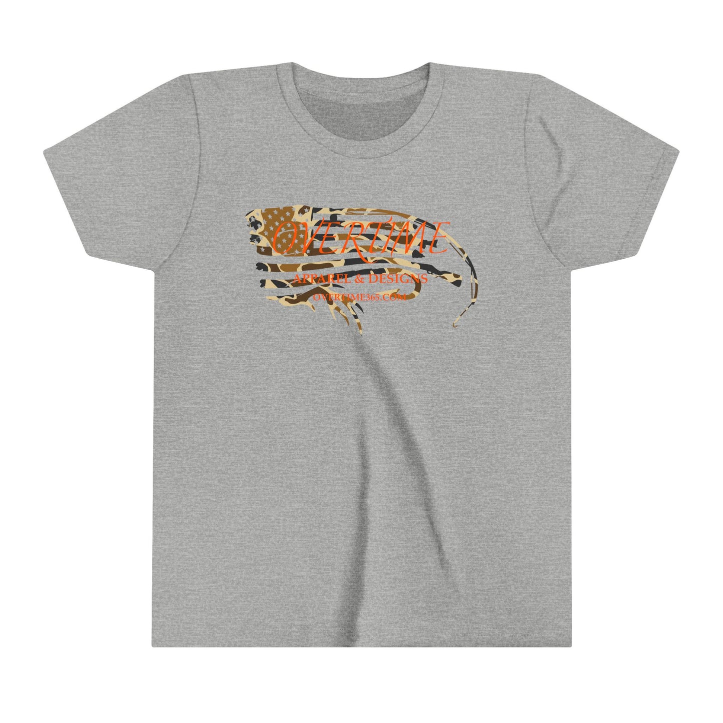 Duck Camo Overtime Flag Kids Short Sleeve