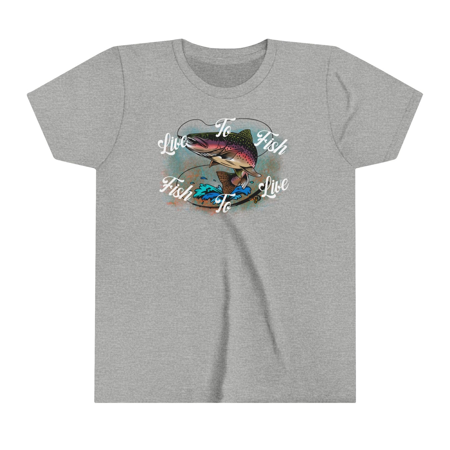 Live To Fish Kids Short Sleeve