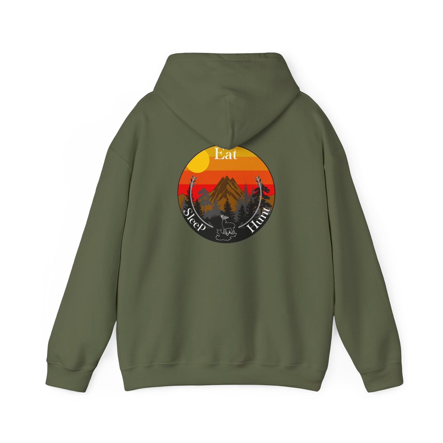 Eat Sleep Hunt Heavy Blend Hooded Sweatshirt