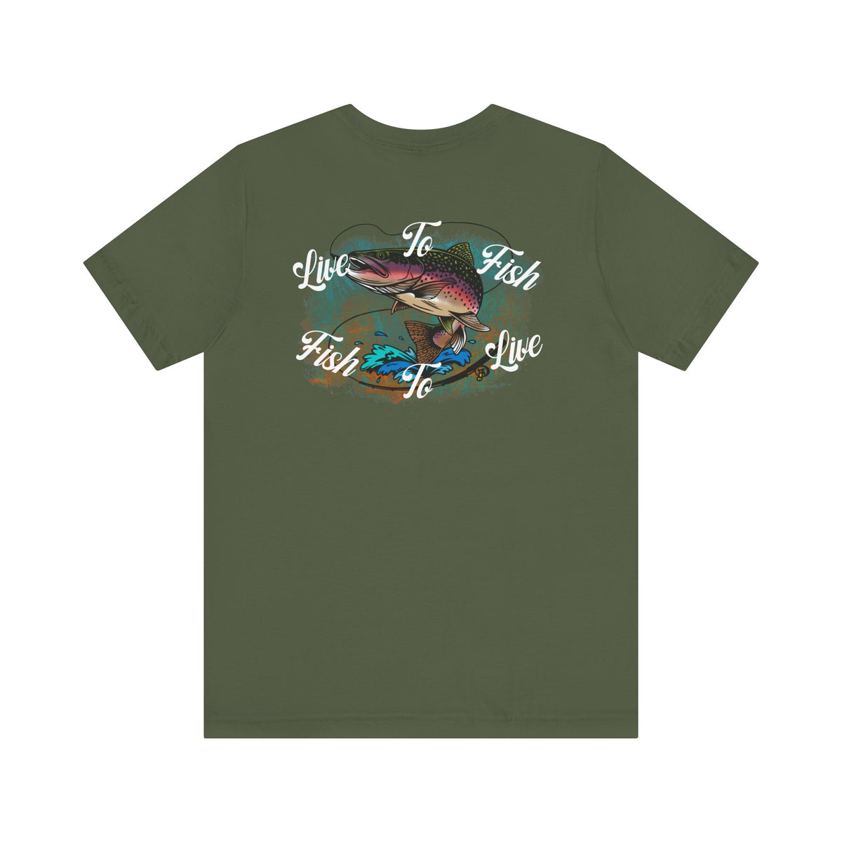 Live To Fish Bella Overtime Tee