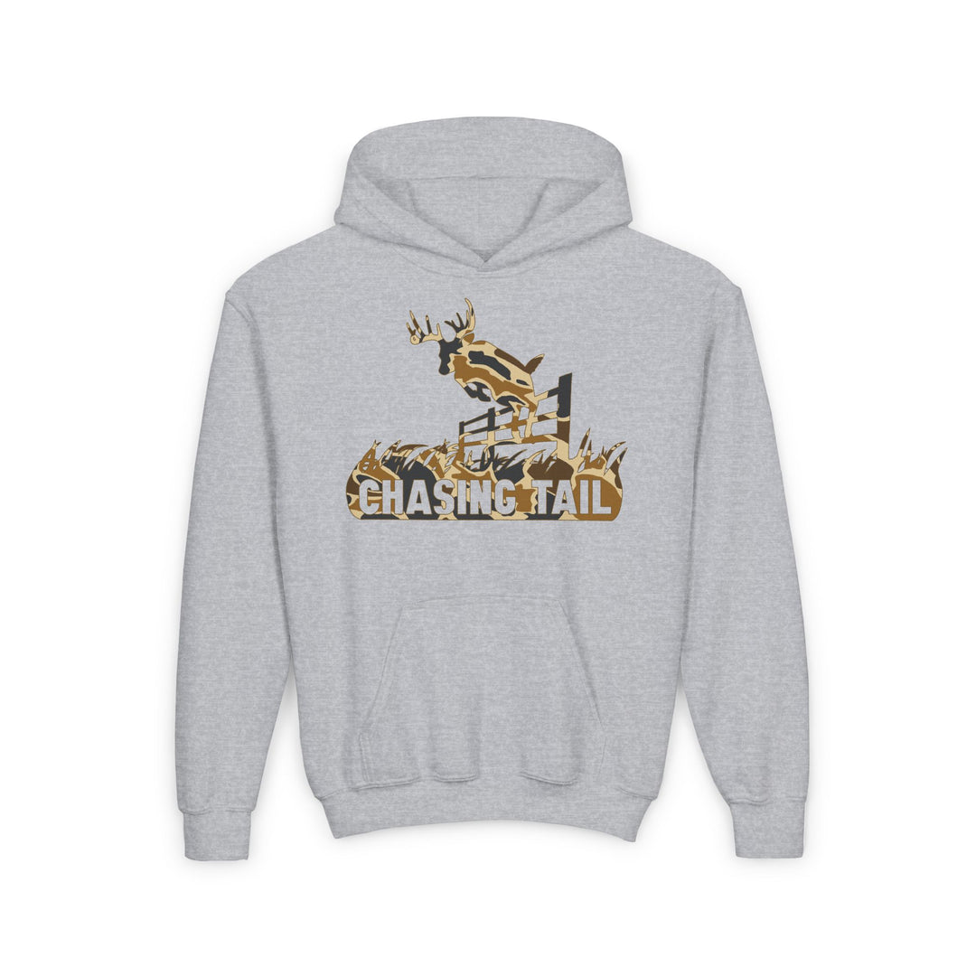 Duck Camo Chasing Tail Kids Hoodie