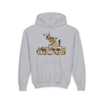 Duck Camo Chasing Tail Kids Hoodie