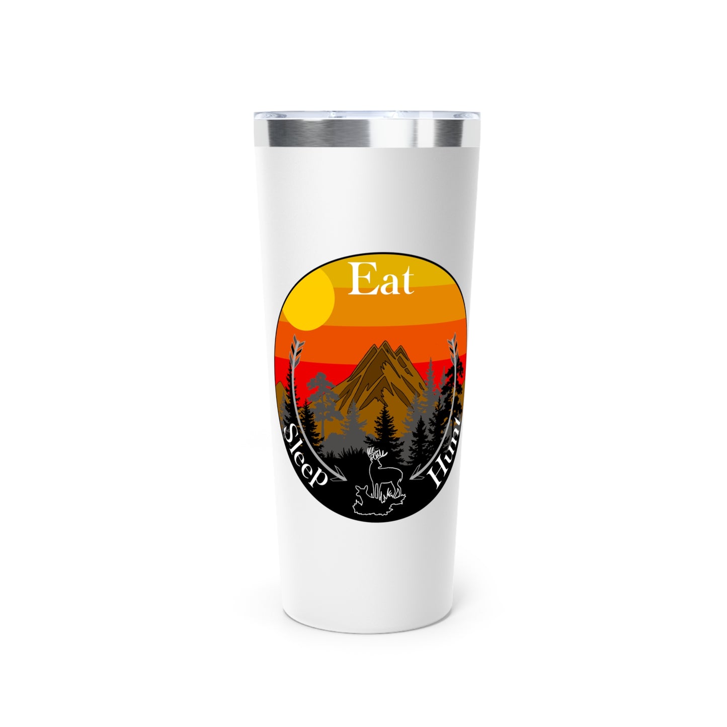 Eat Sleep Hunt Vacuum Insulated Tumbler, 22oz