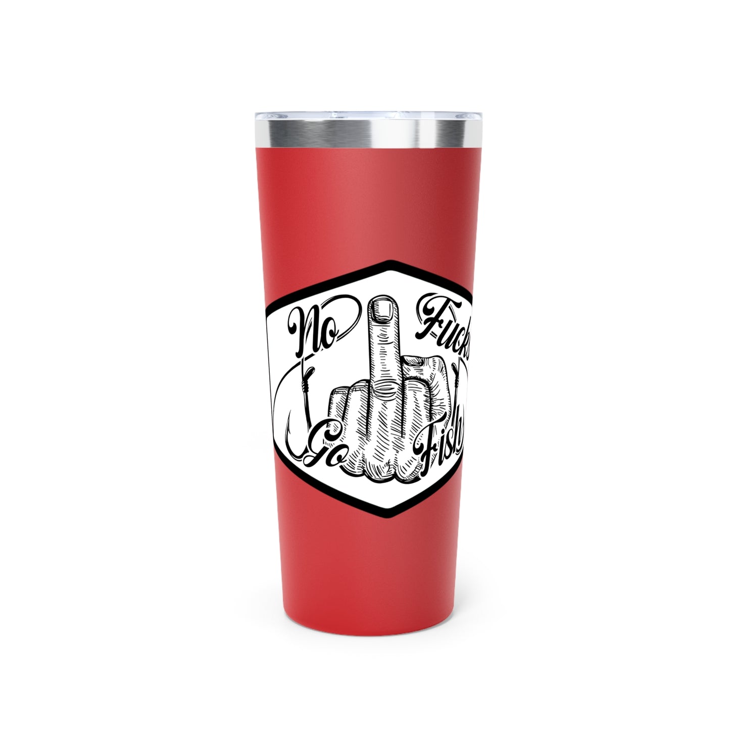 No Fucks Go Fish Vacuum Insulated Tumbler, 22oz