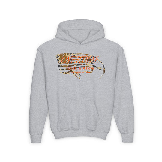 Duck Camo Overtime Flag Kids Hoodie