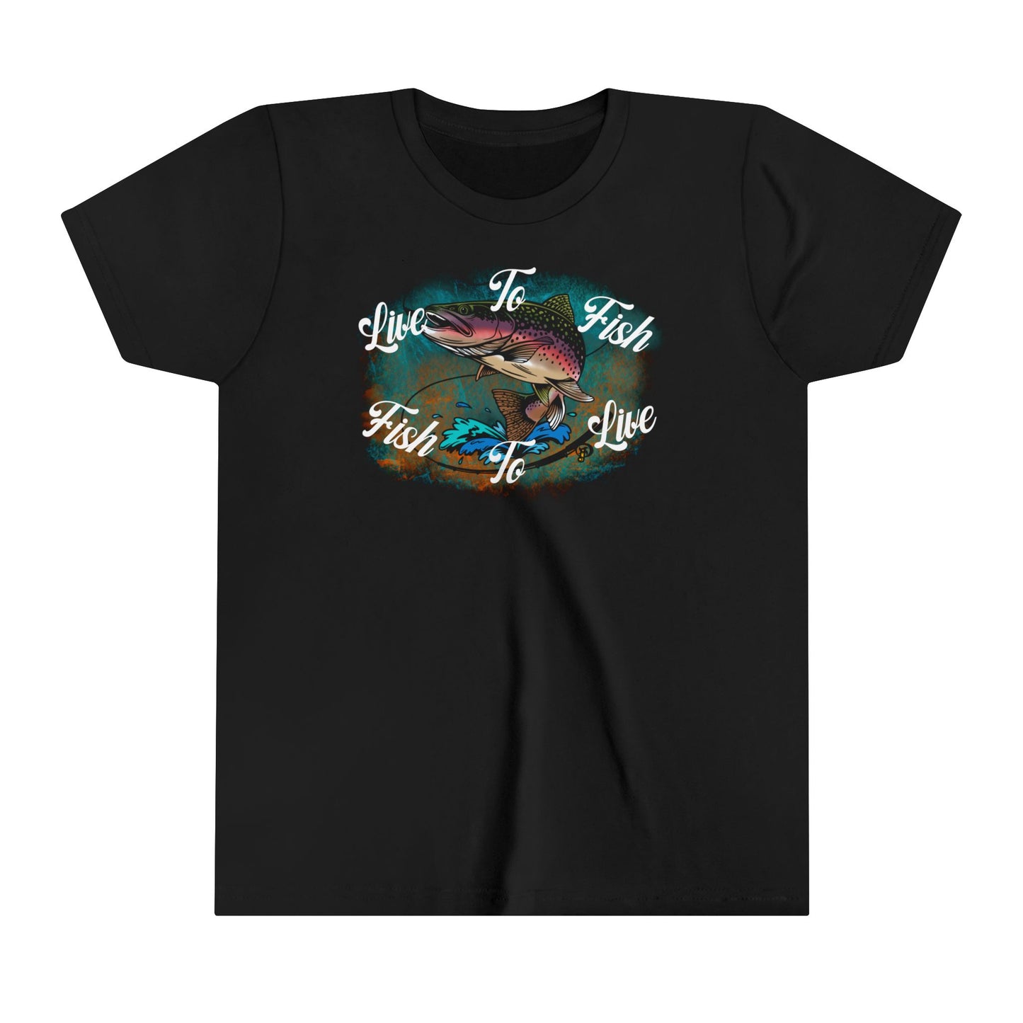 Live To Fish Kids Short Sleeve