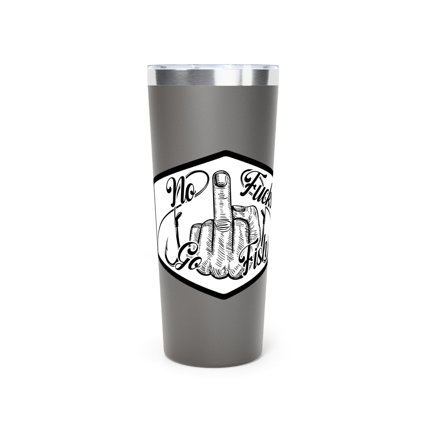 No Fucks Go Fish Vacuum Insulated Tumbler, 22oz