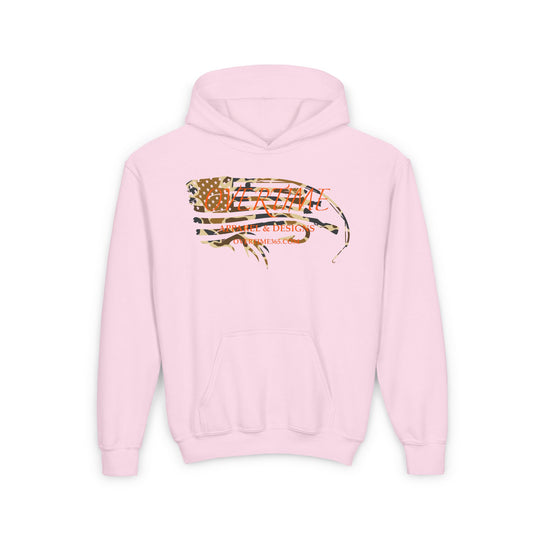 Duck Camo Overtime Flag Kids Hoodie