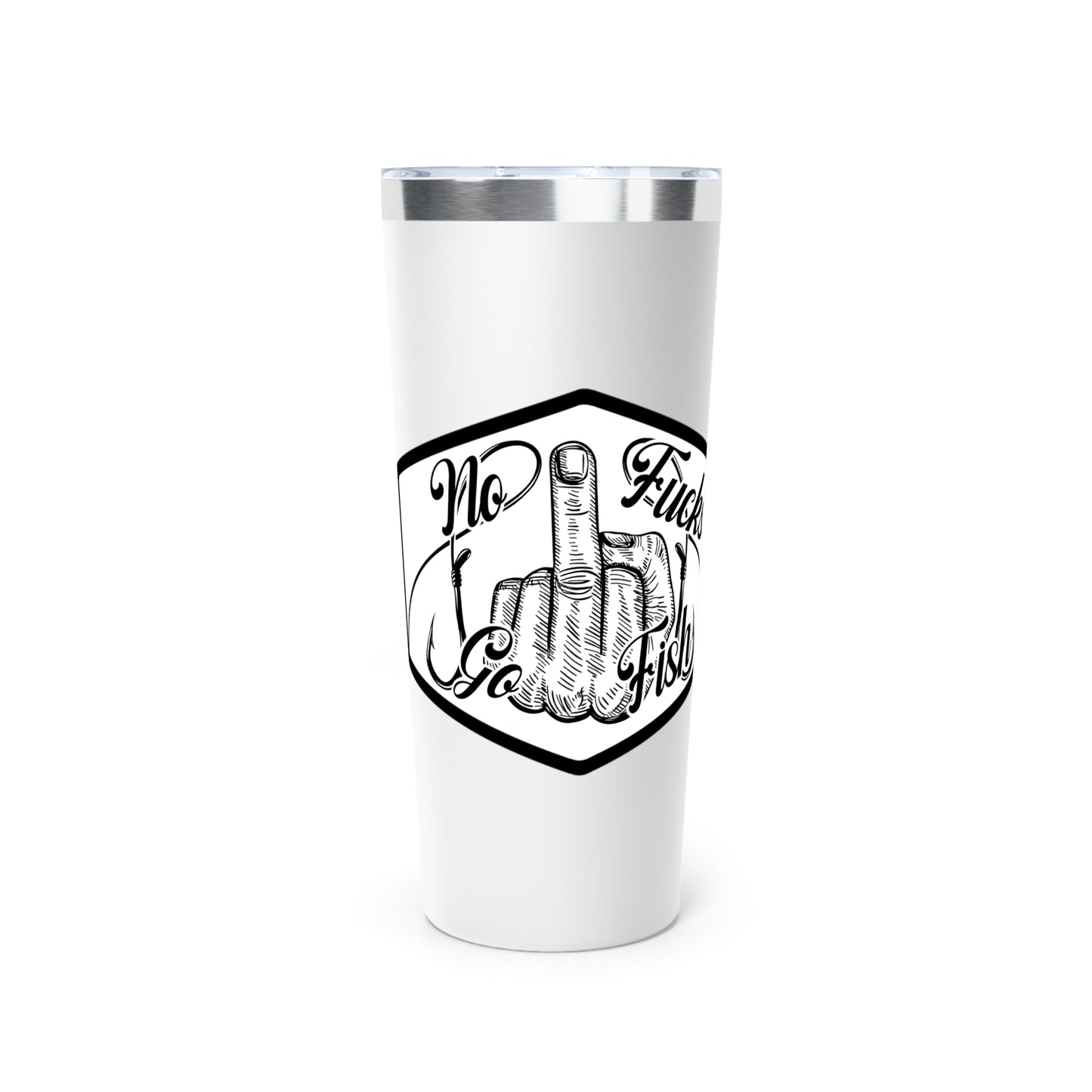 No Fucks Go Fish Vacuum Insulated Tumbler, 22oz