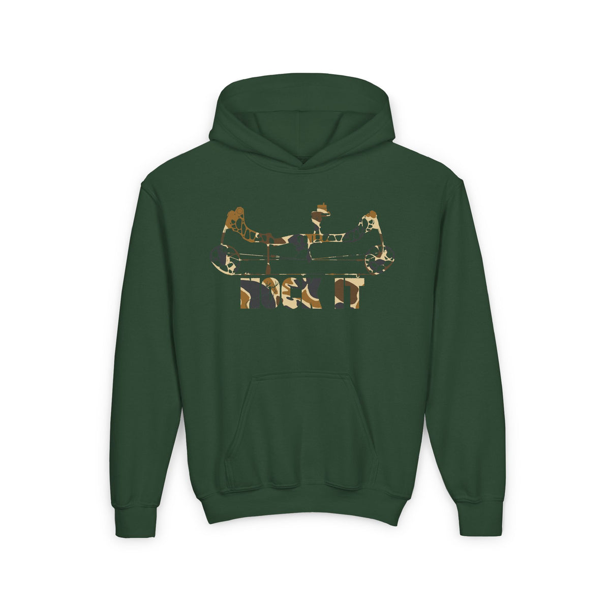 Duck Camo Nock It Kids Hoodie