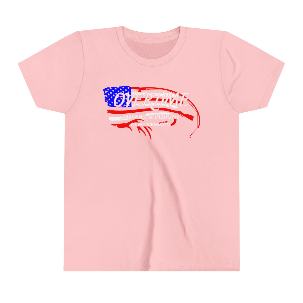 RWB Overtime Flag Kids Short Sleeve