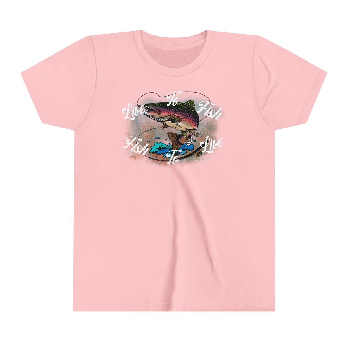 Live To Fish Kids Short Sleeve