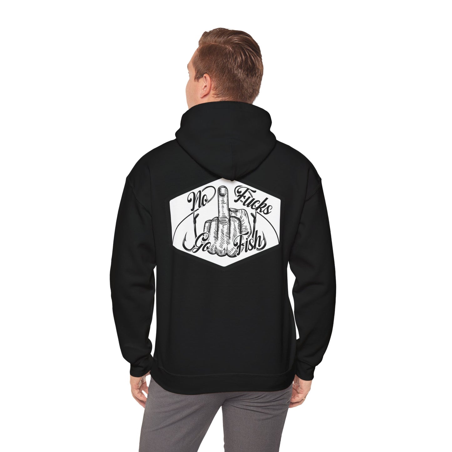 No Fucks Go Fish Hooded Sweatshirt