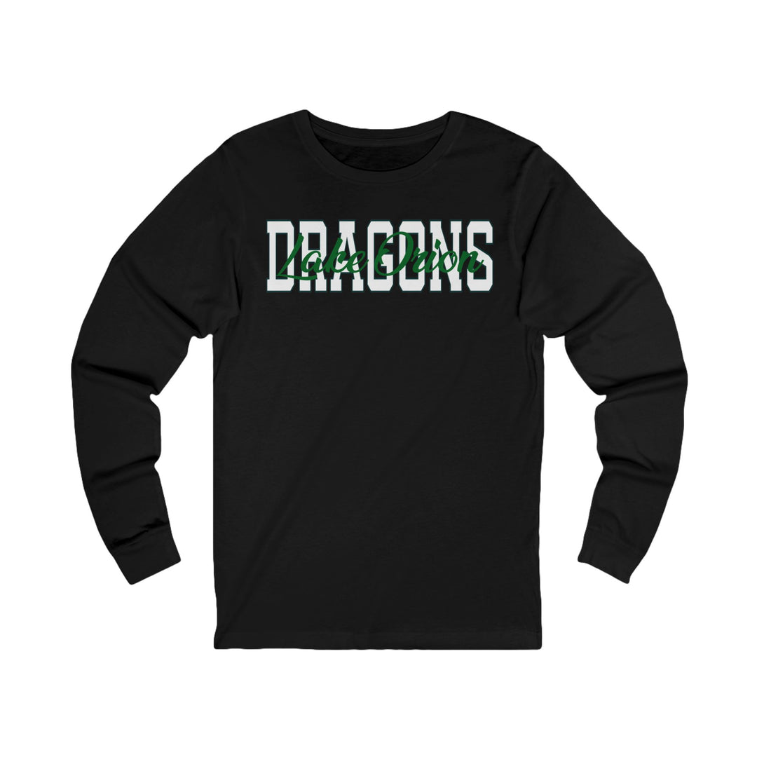 Oakview White Dragons Long Sleeve Tee