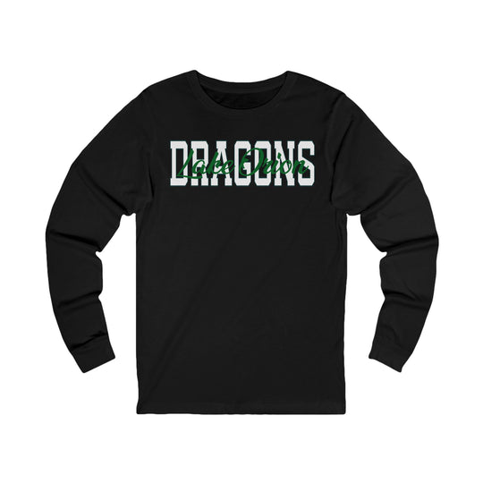 Oakview White Dragons Long Sleeve Tee