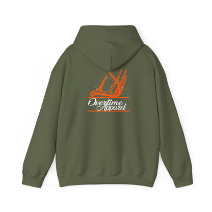 Hunter Orange Shed Heavy Blend Hooded Sweatshirt - Overtime Hoodie