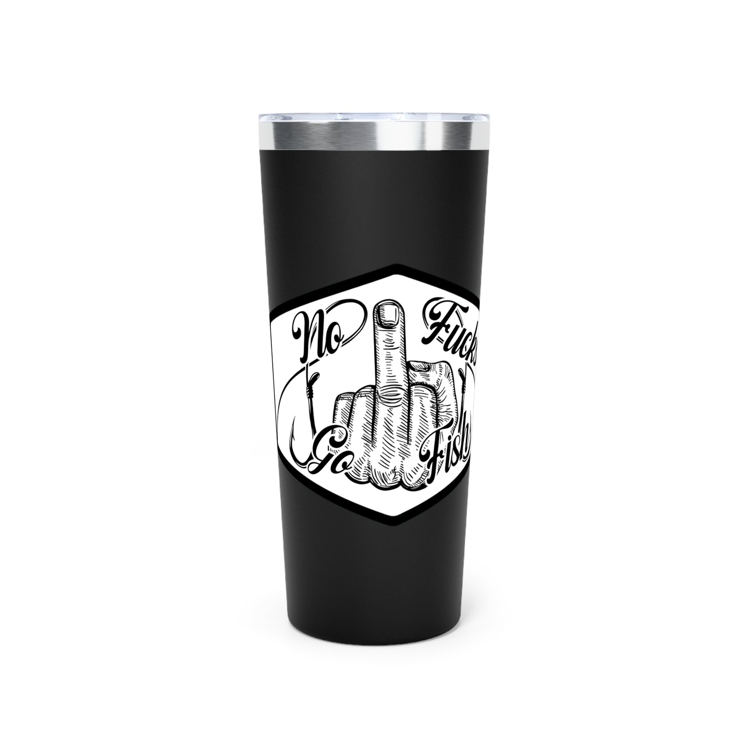 No Fucks Go Fish Vacuum Insulated Tumbler, 22oz