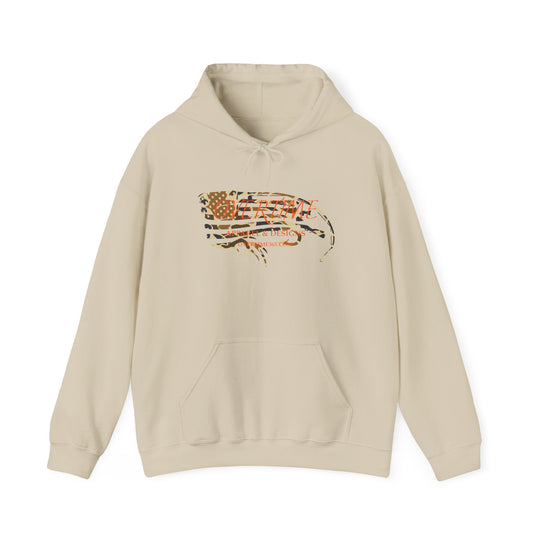Overtime Duck Camo Flag Heavy Blend Hooded Sweatshirt