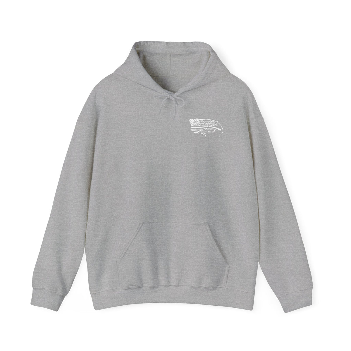 Overtime (RWB) Flag Heavy Blend Hooded Sweatshirt