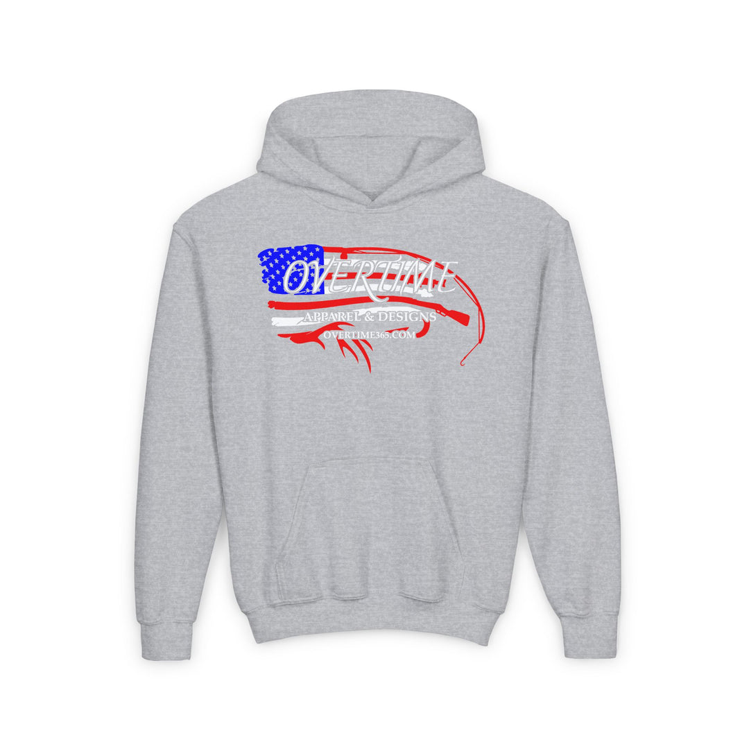 RWB Overtime Flag Kids Hoodie