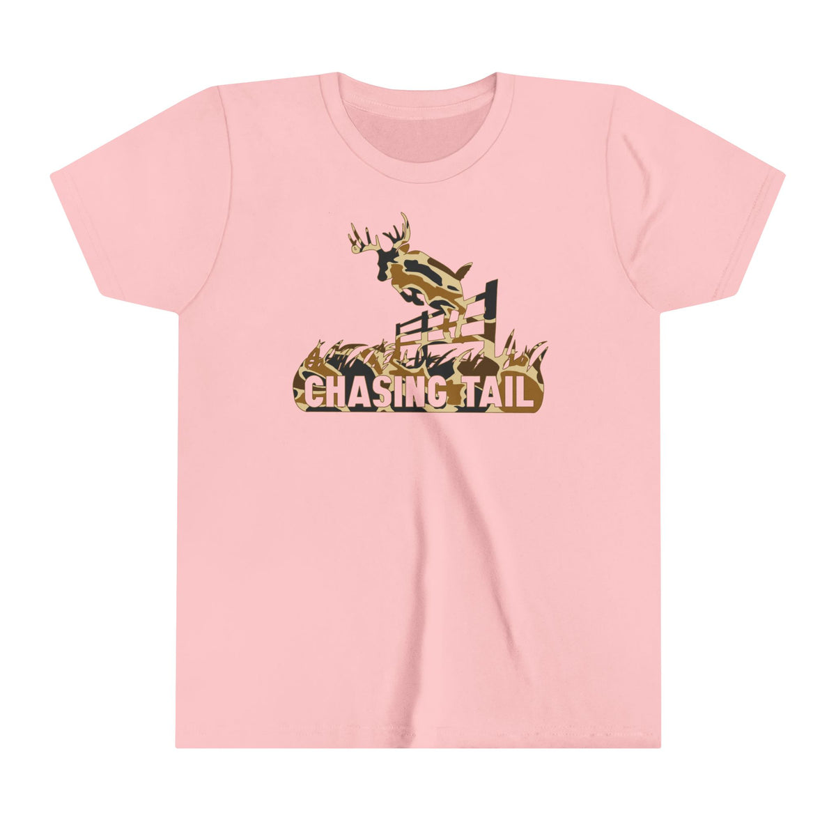 Duck Camo Chasing Tail Kids Short Sleeve