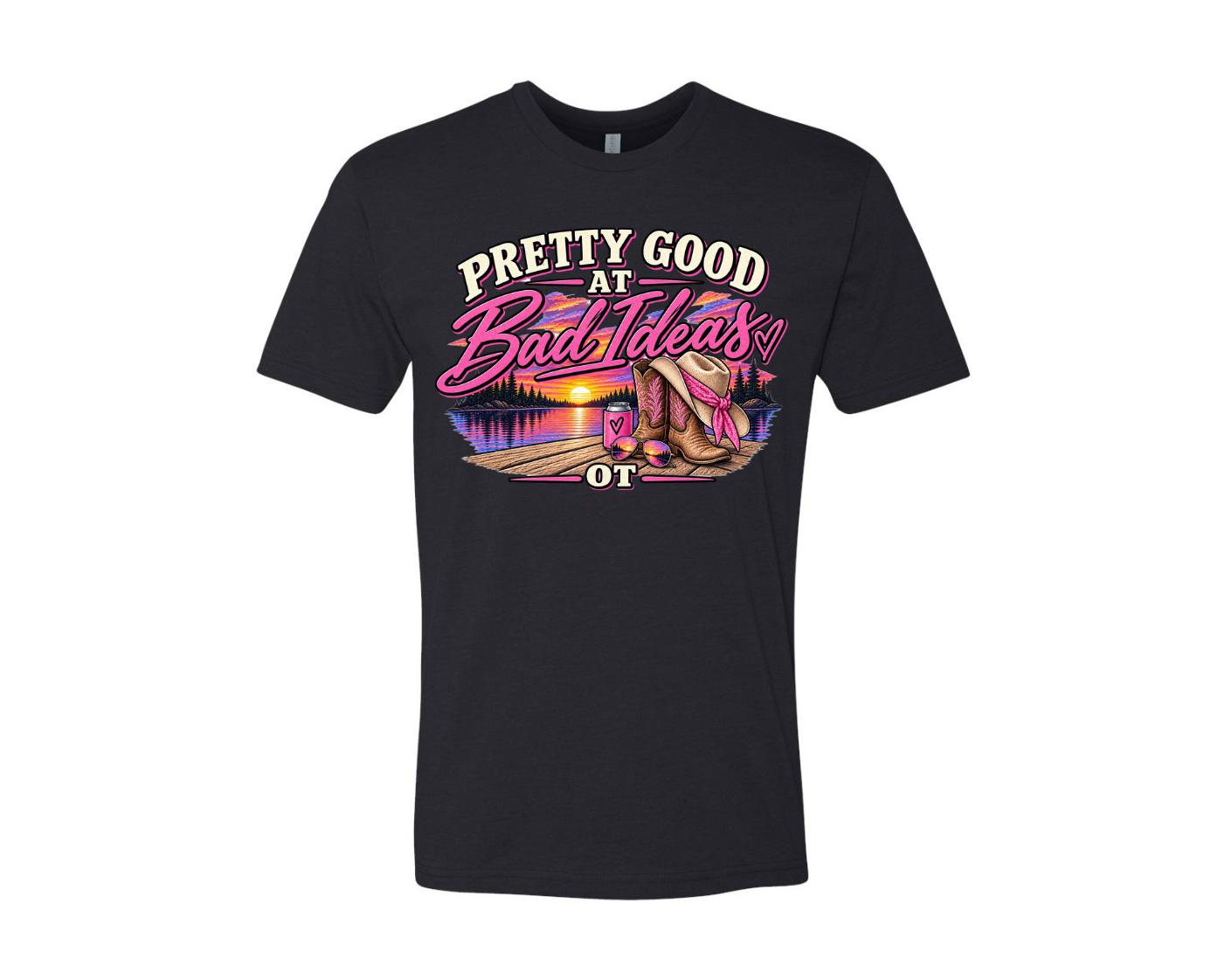 Pretty Good at Bad Ideas Tee