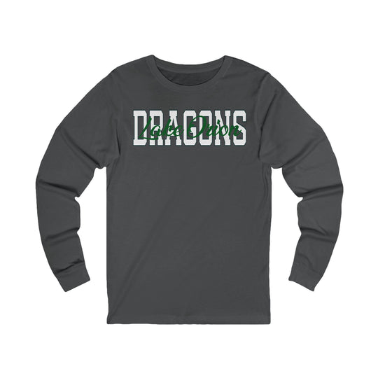 Oakview White Dragons Long Sleeve Tee