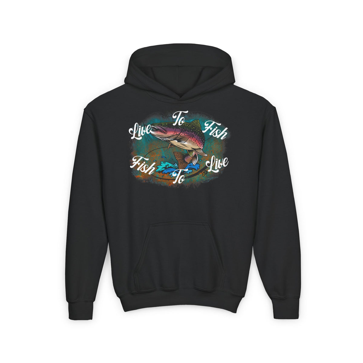 Live To Fish Kids Hoodie