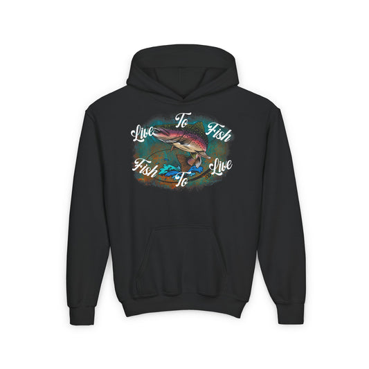 Live To Fish Kids Hoodie