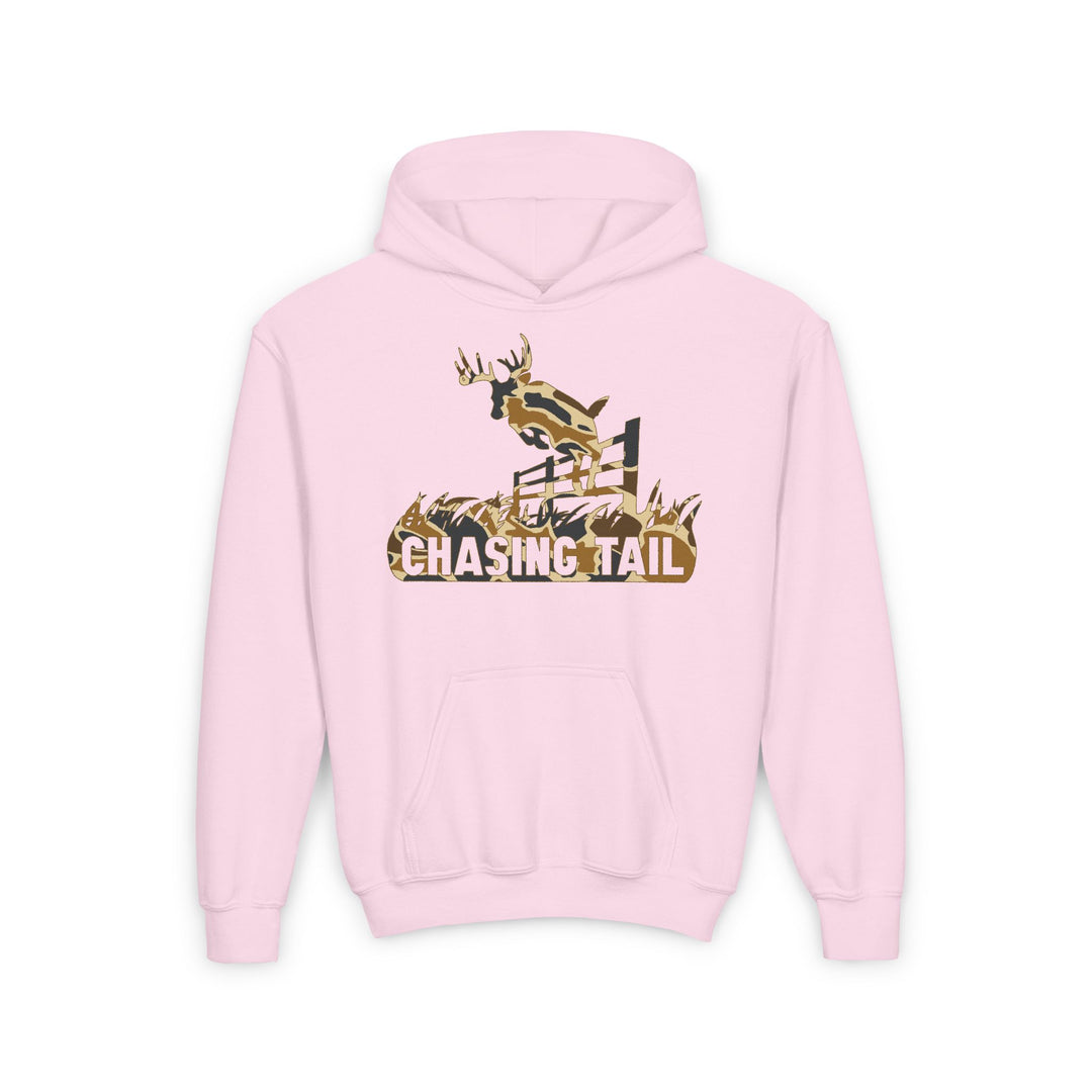 Duck Camo Chasing Tail Kids Hoodie