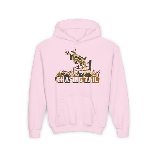 Duck Camo Chasing Tail Kids Hoodie