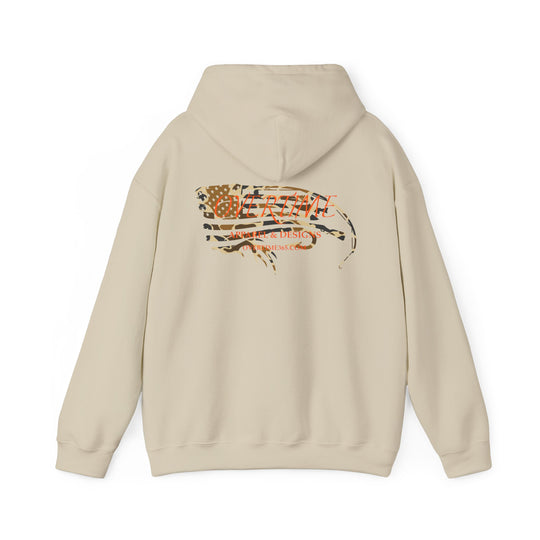 Overtime Duck Camo Flag Heavy Blend Hooded Sweatshirt