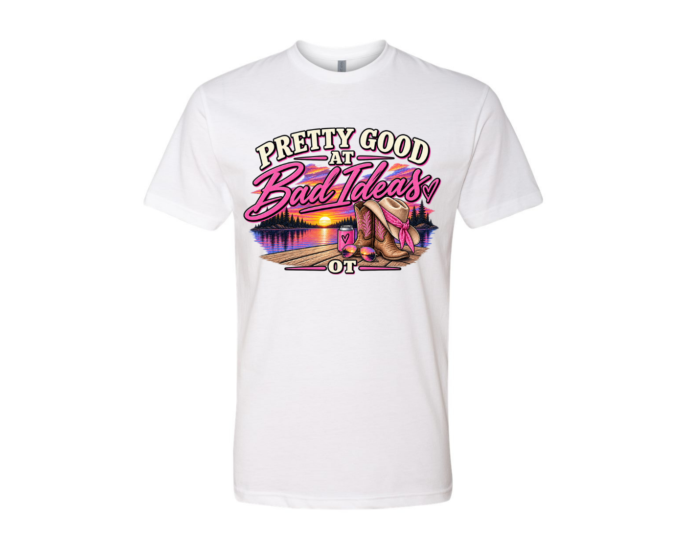 Pretty Good at Bad Ideas Tee