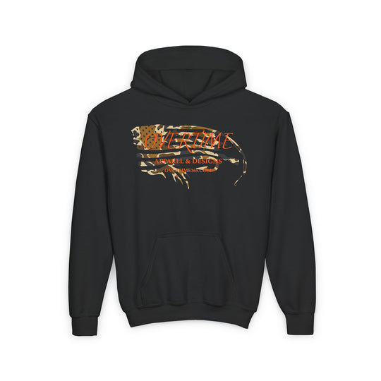 Duck Camo Overtime Flag Kids Hoodie