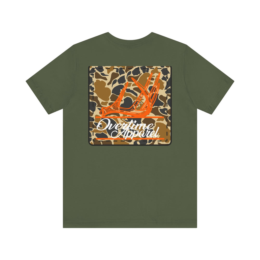 Duck Camo Shed Bella Overtime Tee