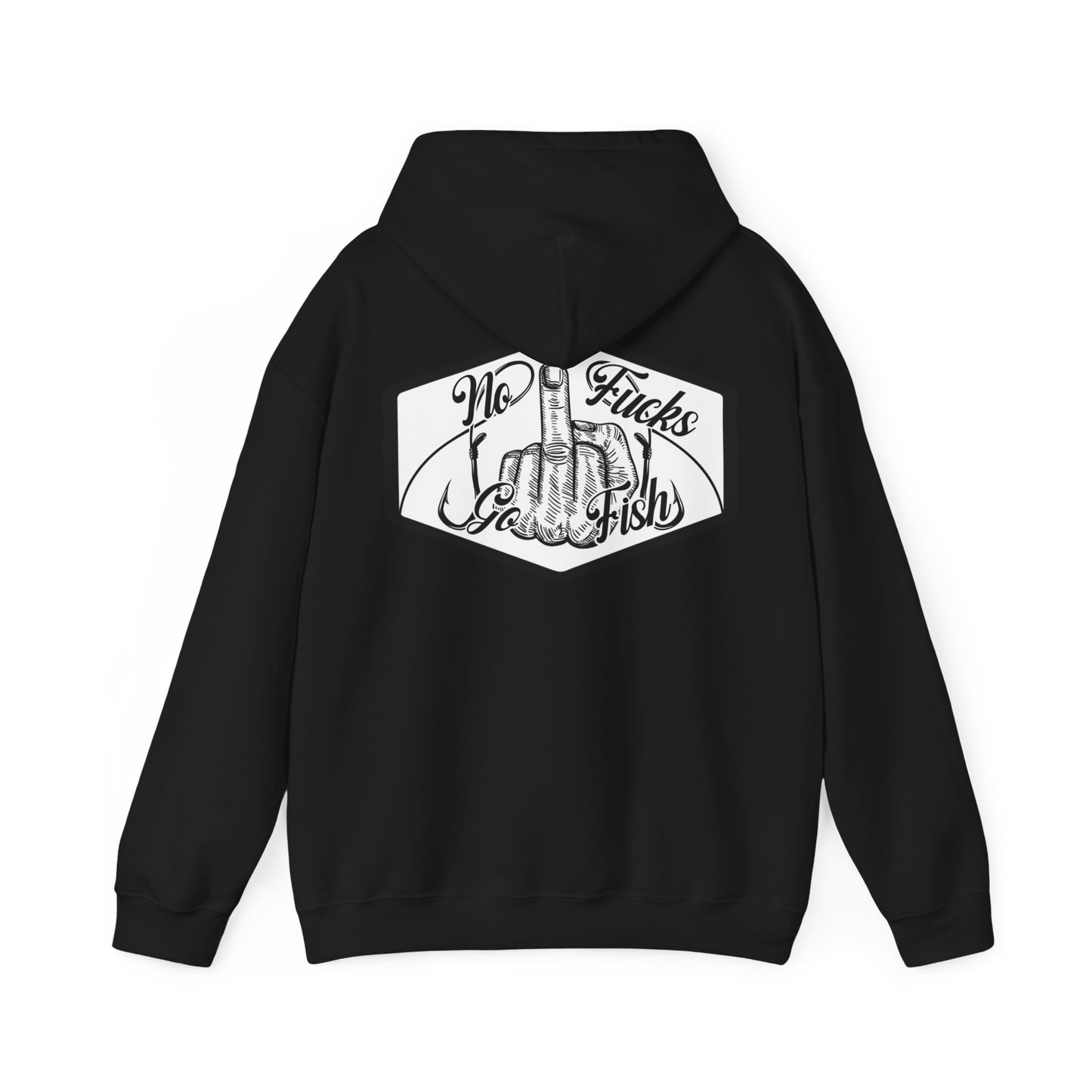 No Fucks Go Fish Hooded Sweatshirt