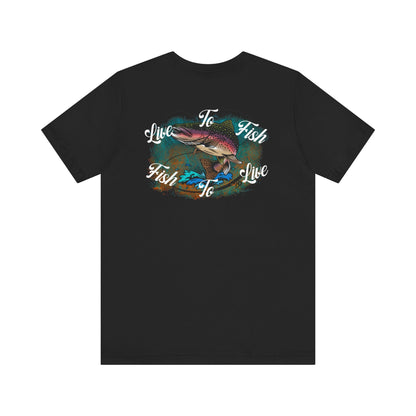 Live To Fish Bella Overtime Tee