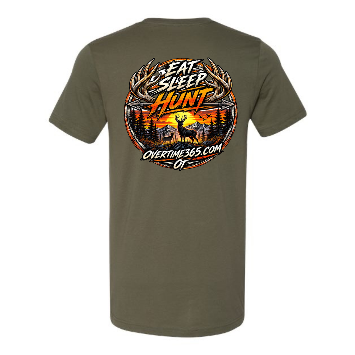 Eat Sleep Hunt Overtime Tee