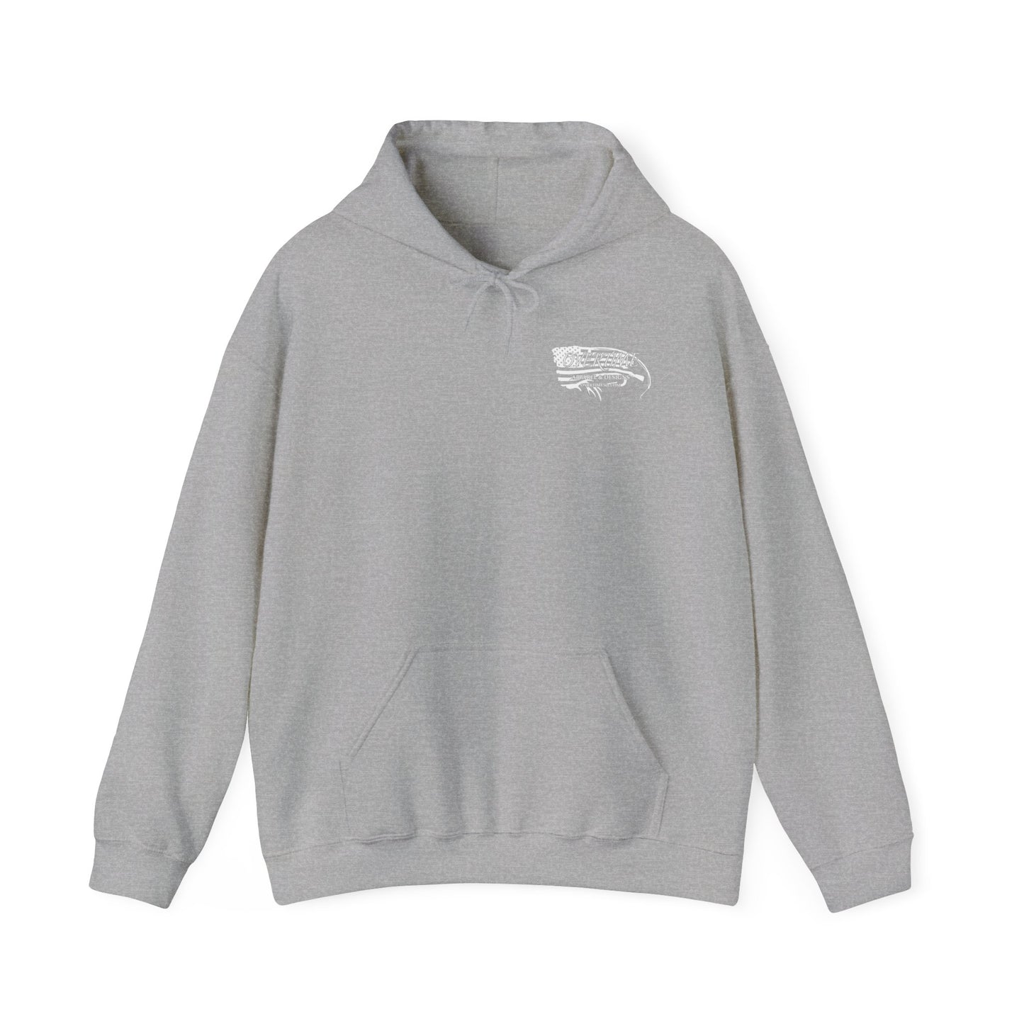 Overtime Duck Camo Flag Heavy Blend Hooded Sweatshirt