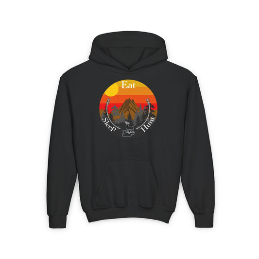 Eat Sleep Hunt Kids Hoodie