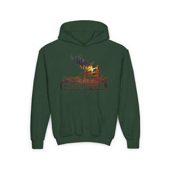 Sunset Chasing Tail Kids Hoodie