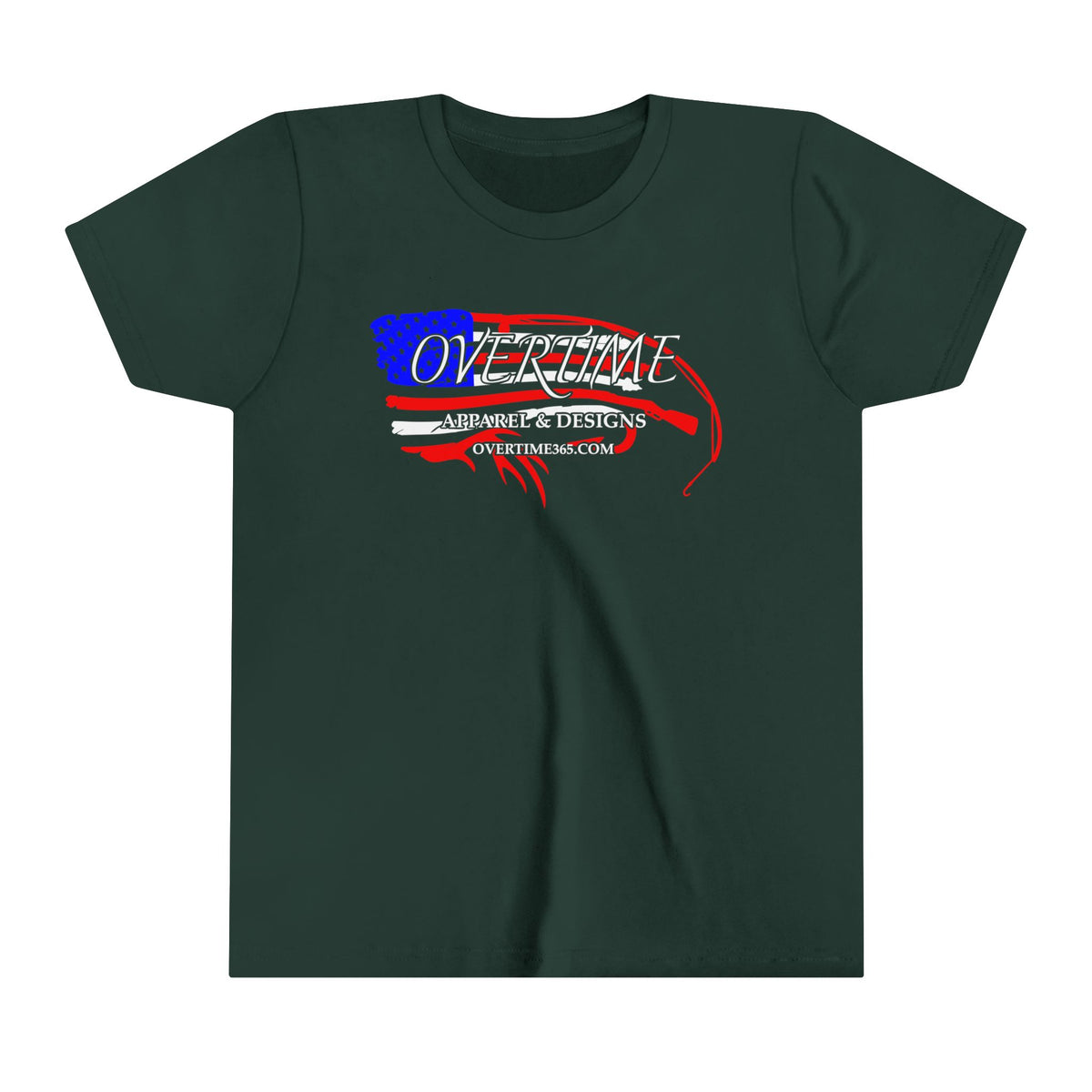 RWB Overtime Flag Kids Short Sleeve