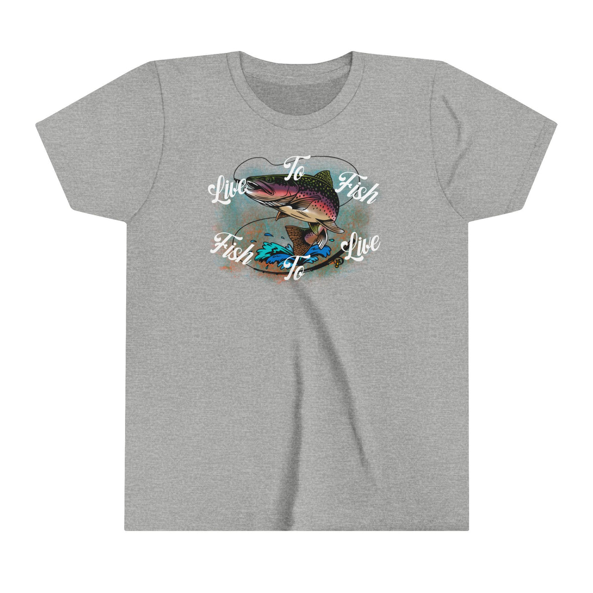 Live To Fish Kids Short Sleeve
