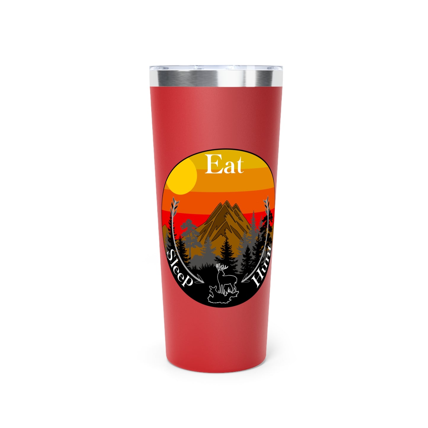 Eat Sleep Hunt Vacuum Insulated Tumbler, 22oz