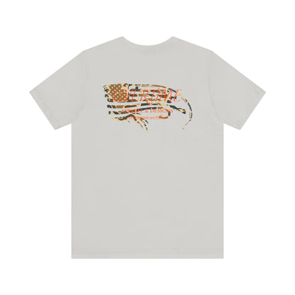 Overtime Duck Camo Flag Bella Overtime Tee