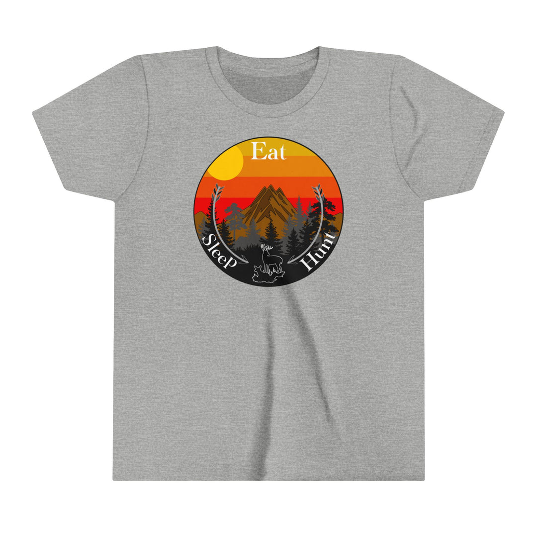 Eat Sleep Hunt Kids Short Sleeve