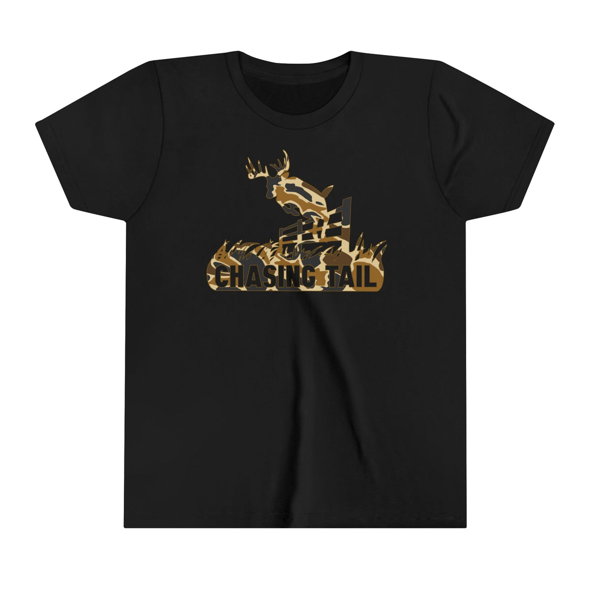 Duck Camo Chasing Tail Kids Short Sleeve