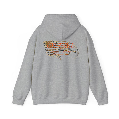 Overtime Duck Camo Flag Heavy Blend Hooded Sweatshirt