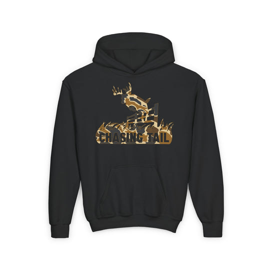 Duck Camo Chasing Tail Kids Hoodie
