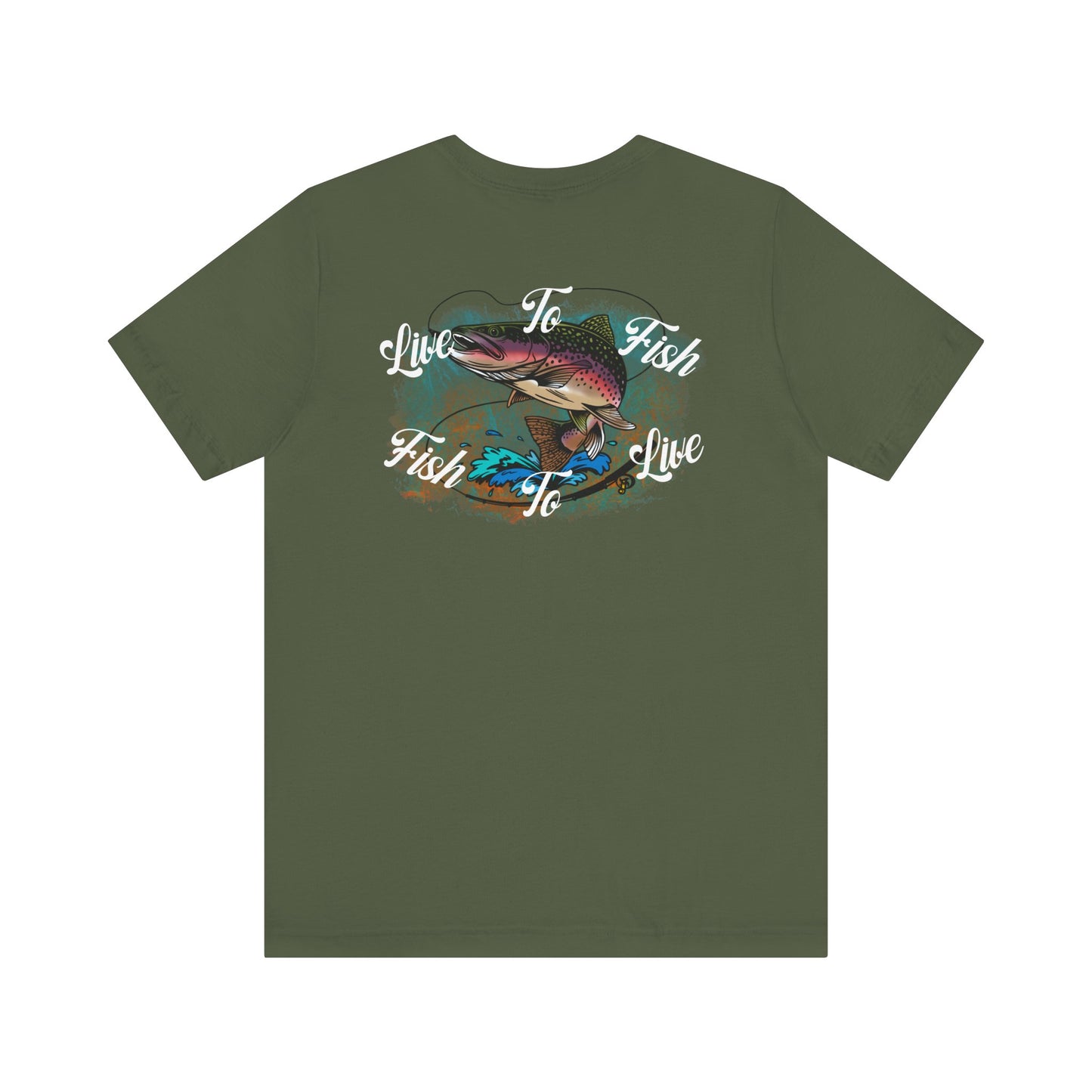 Live To Fish Bella Overtime Tee